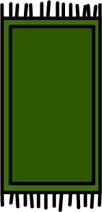 Dark Green Rug