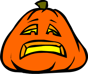 Sad Jack-O-Lantern