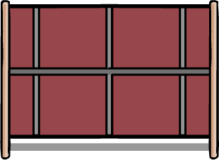 Red Bookshelf