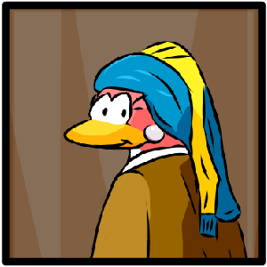 Penguin with a Pearl Earring