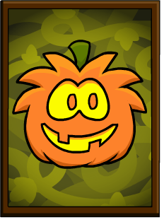 Pumpkin Puffle Poster