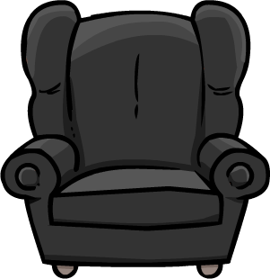 Plush Grey Chair