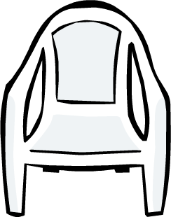 White Plastic Chair