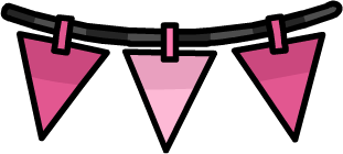 Pink Triangle Pennants