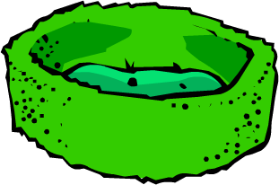 Green Bed