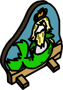 Merman Cutout