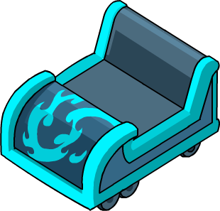 Blue Coaster Cart