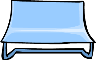 Blue Bench