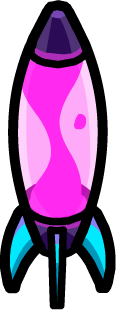 Rocketship Lava Lamp