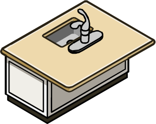 Granite Kitchen Island