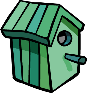 Green Birdhouse
