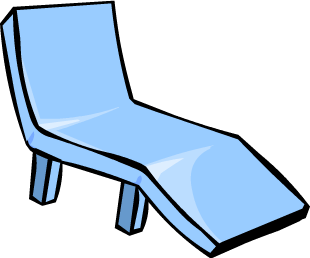 Blue Deck Chair