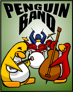 Penguin Band Poster