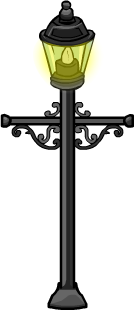 Wrought Iron Lamp Post