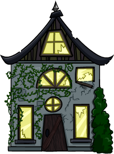 Creepy Cottage Cut-Out
