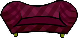 Burgundy Couch