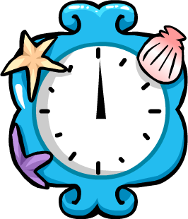 Mermaid Clock