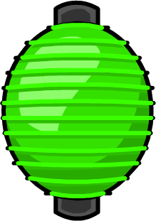 Green Paper Lantern