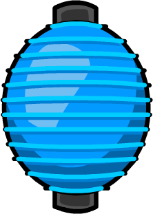 Blue Paper Lantern
