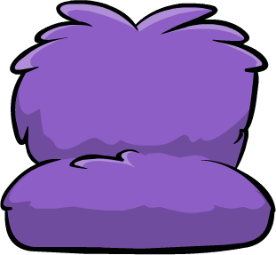 Fuzzy Purple Couch
