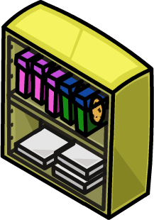 Puffle Shop Shelf