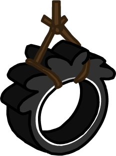 Puffle Tire Swing