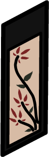 Floral Paper Screen